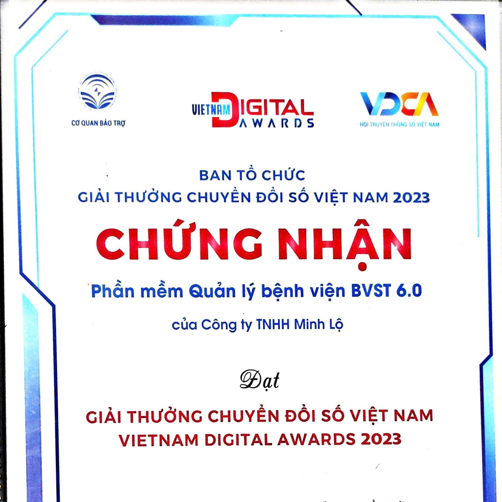Giải thưởng Chuyển đổi số Việt Nam VDA
